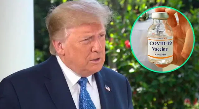 Donald Trump se ofrece como voluntario para probar la vacuna contra el covid-19