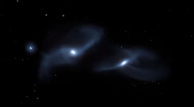 La galaxia Andrómeda es la vecina más cercana de la Vía Láctea. El proceso de colisión de ambas galaxias ya está comenzando.