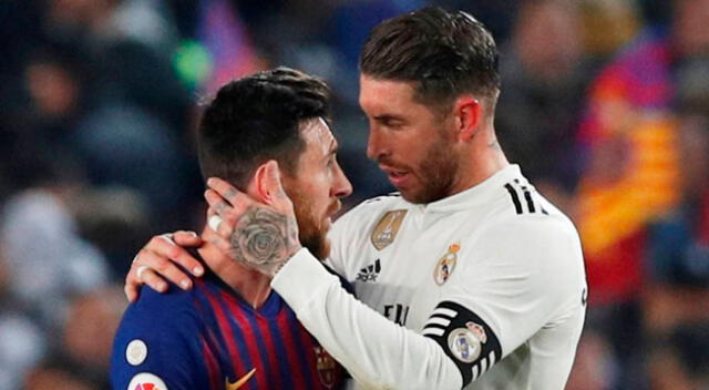 Sergio Ramos habló sobre la salida de Messi.