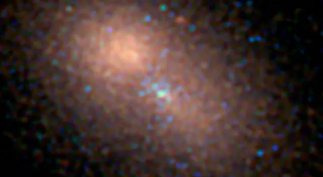 Núcleo de una galaxia Andrómeda.