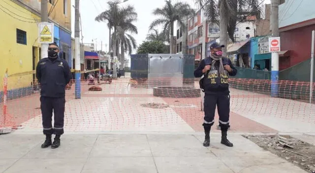 Municipalidad del Callao ejecuta recuperación de varias obras públicas con todos los protocolos de bioseguridad contra el COVID-19.