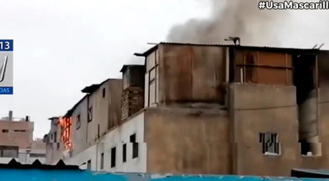 Incendio en un colegio dejó una persona fallecida.