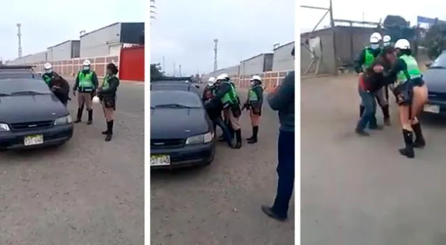 Pese a las súplicas, la Policía terminó separando al taxista de su única herramienta de trabajo.