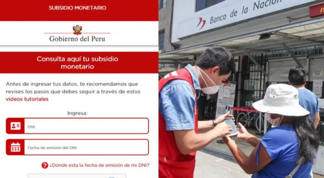 Conoce el link para consultar si te toca cobrar el subsidio Yo me quedo en casa en el Banco de la Nación.