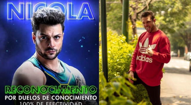 Nicola Porcella celebra en Instagram que es el competidor hombre más fuerte del reality Guerreros 2020 de México.