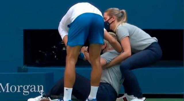 Djokovic agredió a jueza asistente en el US Open.