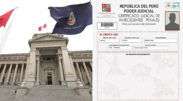 Los certificados de antecedentes penales pueden tramitarse por internet sin la necesidad de trasladarse hasta una sede del Poder Judicial.