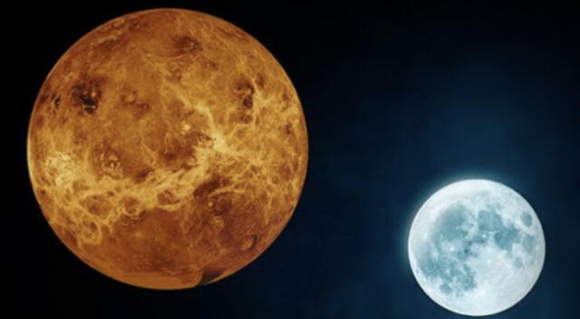 Imágenes del 'beso' entre Marte y la Luna fueron compartidas por miles de usuarios de diferentes partes del mundo