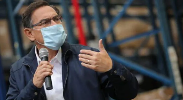 Martín Vizcarra ofreció conferencia de prensa en el marco de la pandemia.