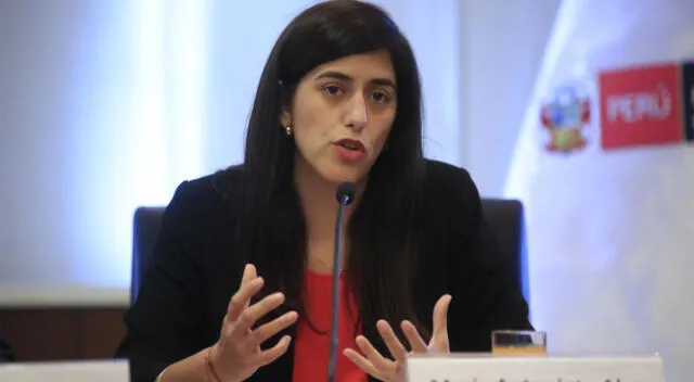 María Antonieta Alva, titular del Ministerio de Economía y Finanzas.