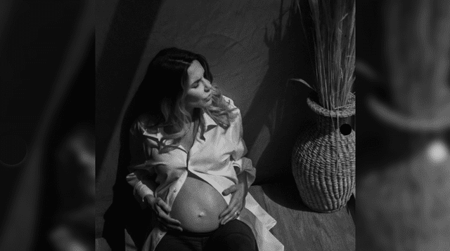 Juliana Oxenford compartió una sesión de fotos que se hizo, y se mostró muy emocionada por convertirse en madre por segunda vez.