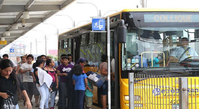 Metropolitano ofrece servicio con normalidad.