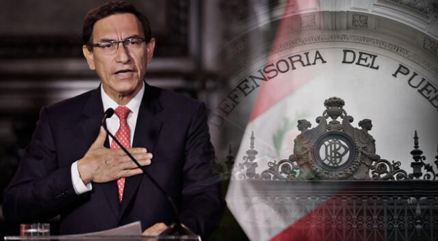 Defensoría del Pueblo considera que vacar a Martín Vizcarra estaría fuera de la Constitución.