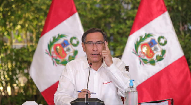 Martín Vizcarra dio un mensaje a la Nación este lunes 14 de septiembre | Foto: @presidenciaperu