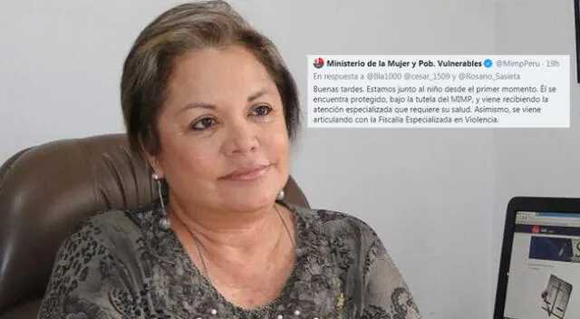 Rosario Sassieta se pronuncia sobre caso de niño agredido en Piura.