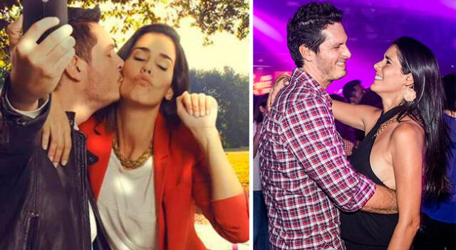 Cristian Rivero le demuestra su amor a Gianella Neyra.