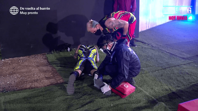 El chico reality Jota Benz cayó mientras competía junto a su hermano Gino Assereto, y tuvo que ser atendido de emergencia por los médicos.