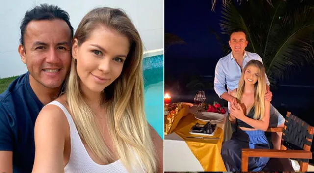 Brunella Horna sorprende a Richard Acuña en el día de su cumpleaños