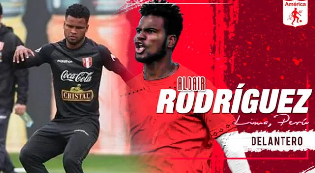 Aldair Rodríguez serán el quinto peruano en América de Cali.