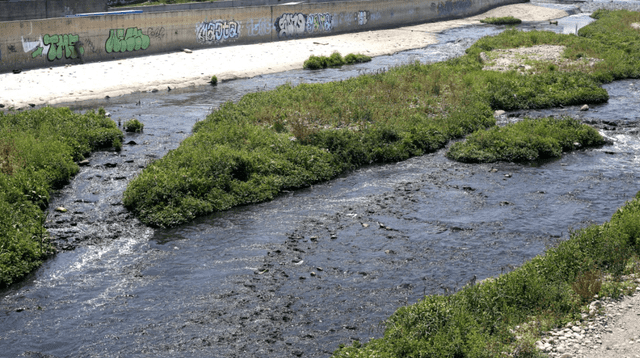 Así luce actualmente el río Rímac.