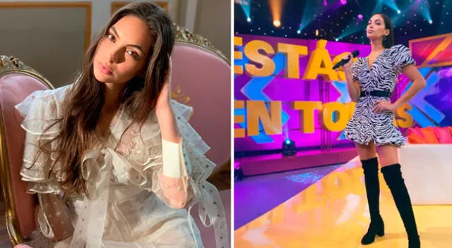 Natalie Vértiz, nueva conductora de 'Estás en todas' le desea lo mejor a Sheyla Rojas.