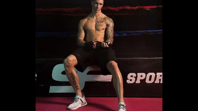 ¡Irreconocible! Fernando Torres y su nueva faceta en el boxeo