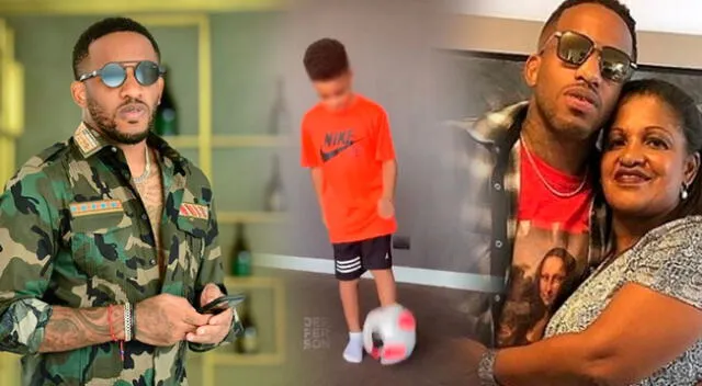 Jefferson Farfán muestra el talento de su hijo para el fútbol y la comida de Doña Charo