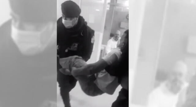 Delincuente recibe un disparo de su cómplice.