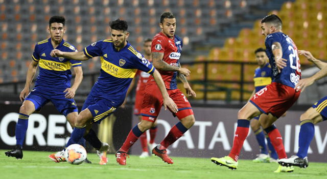 Boca Juniors y Medellín disputaron un intenso partido en Copa Libertadores | Foto: @BocaJrsOficial