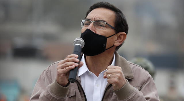 Martín Vizcarra ofrece conferencia de prensa en el marco de la pandemia.