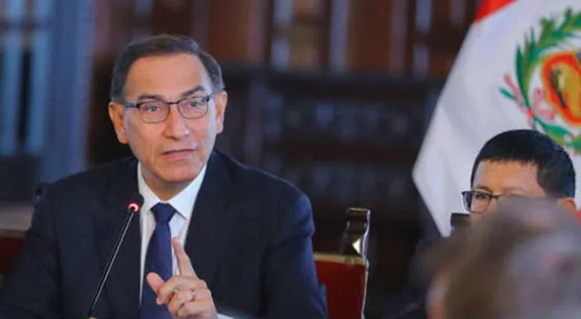 Martín Vizcarra habló sobre la situación política en el Perú.