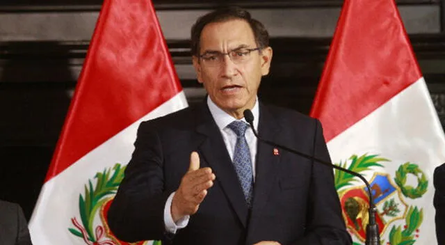 Martín Vizcarra habló sobre la situación política en el Perú.