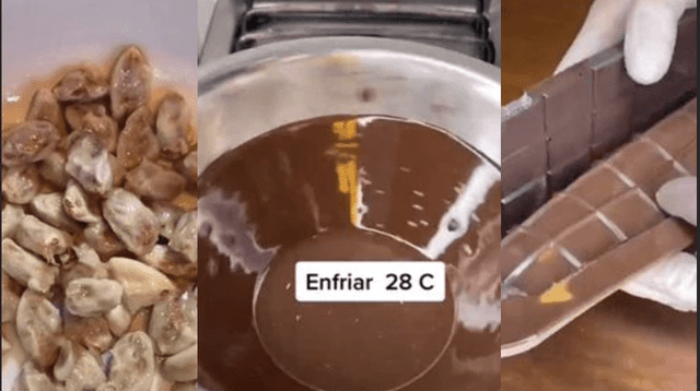 El tutorial de chocolate casero cautivó a los usuarios en las redes sociales.