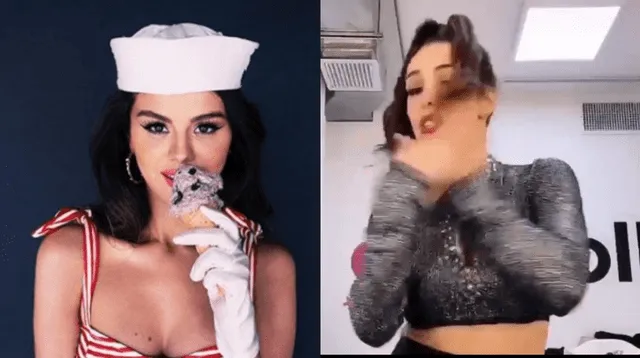 Rosángela Espinoza se mostró bailando al ritmo de “Ice Cream”, tema de Blackpink y Selena Gómez, quien decidió publicar su video en sus redes sociales.