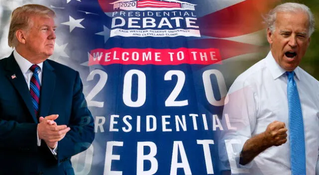 Donald Trump y Joe Biden tienen el primer debate presidencial.