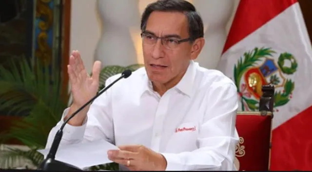 Mensaje a la nación de Martín Vizcarra.