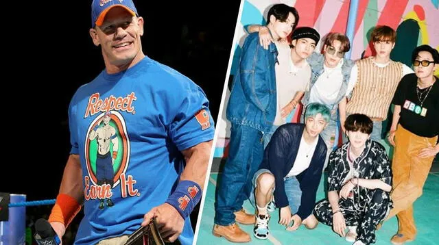 John Cena celebró las causas sociales a las que BTS y su Army ayudan, y resaltó la importancia de su música en la lucha contra los estereotipos.
