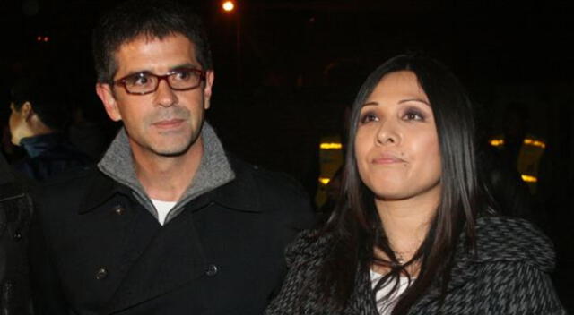 Tula Rodríguez se mostró  bastante acongojada por la partida de su esposo Javier Carmona, quien falleció tras estar dos años en estado vegetativo.