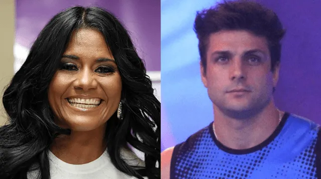 Maripily Rivera volvió a descartar el tener un romance con Nicola Porcella y se dirigió a su pareja Alejandra Campaña con una broma.