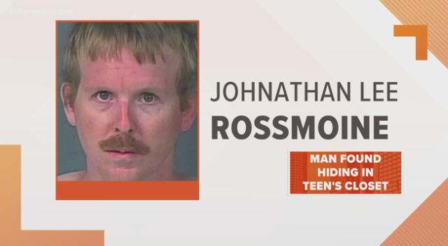 Johnathan Rossmoine, de 36 años, fue descubierto por la Policía del condado de Hernando.