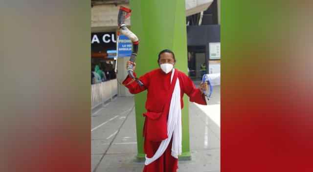 Hincha israelita reapareció para alentar a la selección peruana | Foto: Félix Contreras/GLR