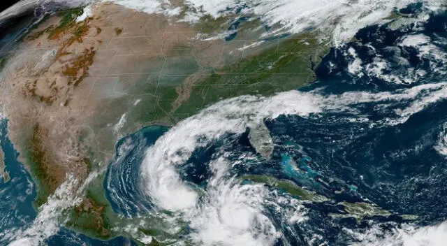 Fotografía satelital del huracán Delta es considerado "extremadamente catastrófico".