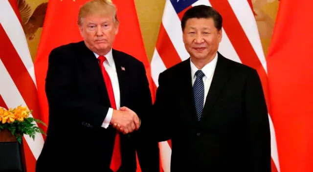 Donald Trump volvió a acusar a China por aparición de la COVID-19. En imágenes Trump y presidente chino Xi Jinping.