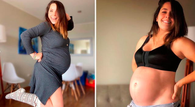 Yiddá Eslava anunció que está a tres semanas de convertirse en madre por segunda vez, y se mostró gozando al máximo de su embarazo.
