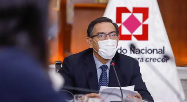 Martín Vizcarra brindará conferencia de prensa.
