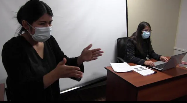 Poder Judicial de Cajamarca realizó audiencia de alimentos con lengua con señas