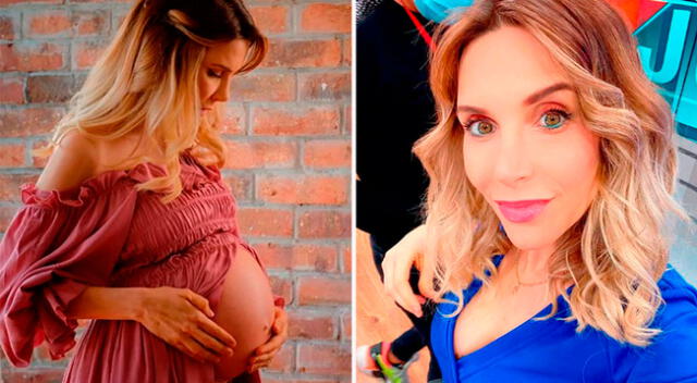 Juliana Oxenford celebra la primera semana de vida de su bebé.