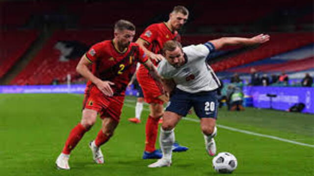 Inglaterra le ganó 2-1 a Bélgica.
