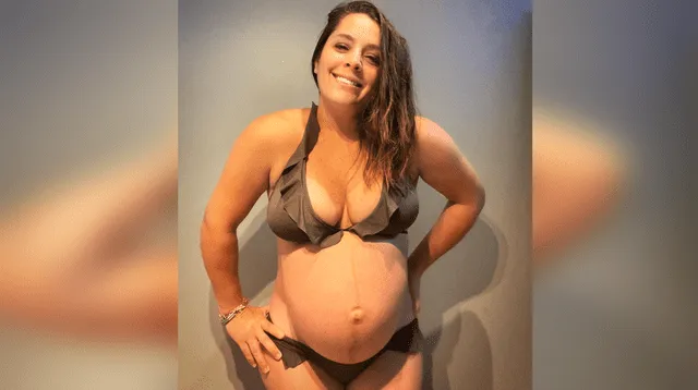 Yiddá Eslava sorprendió al realizar una sesión de fotos en bikini, donde se lució feliz mientras espera el nacimiento de su segundo hijo con Julián Zucchi.