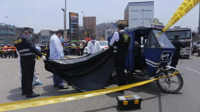 Los forenses encontraron el cuerpo del un hombre que se trasladaba en mototaxi en la avenida México.